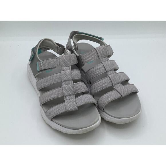 Ryka Size 7.5 Womens Sandals Grey GUC - Picture 1 of 8